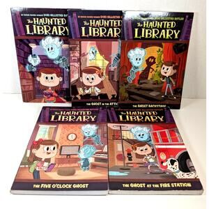 Lot of 5 The HAUNTED LIBRARY Books Series by Dori Butler vol.1-4,6 PB